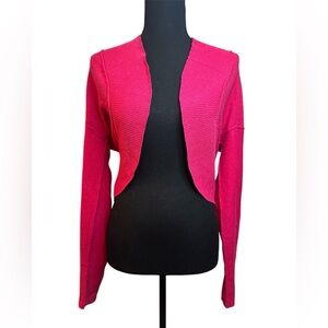 Free People Disco Cashmere Shrug (Like-New; Hot Pink; Medium)